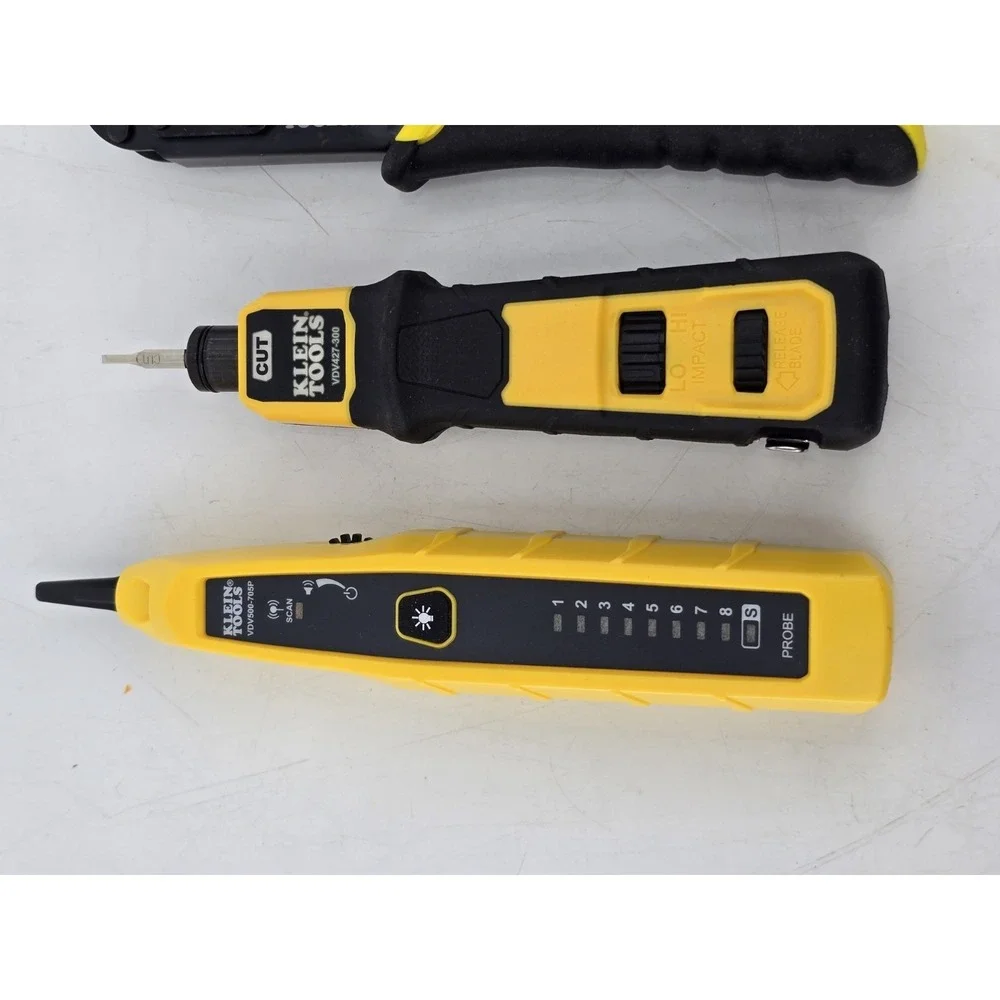 4 Lot - Klein Tools Bundle - VDV427-300, VDV226-011, VDV500-706T & VDV500-705P